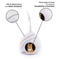 Thumbnail for Beautiful tendril felt cat cave