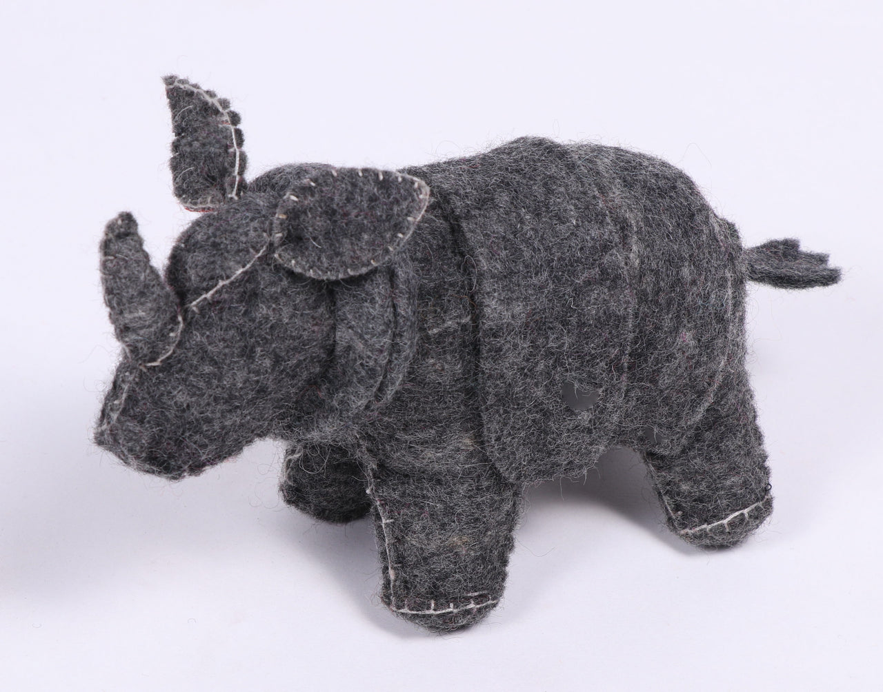 Felt animals/ Felted rhino