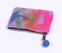 Thumbnail for Colorful felt coin purse