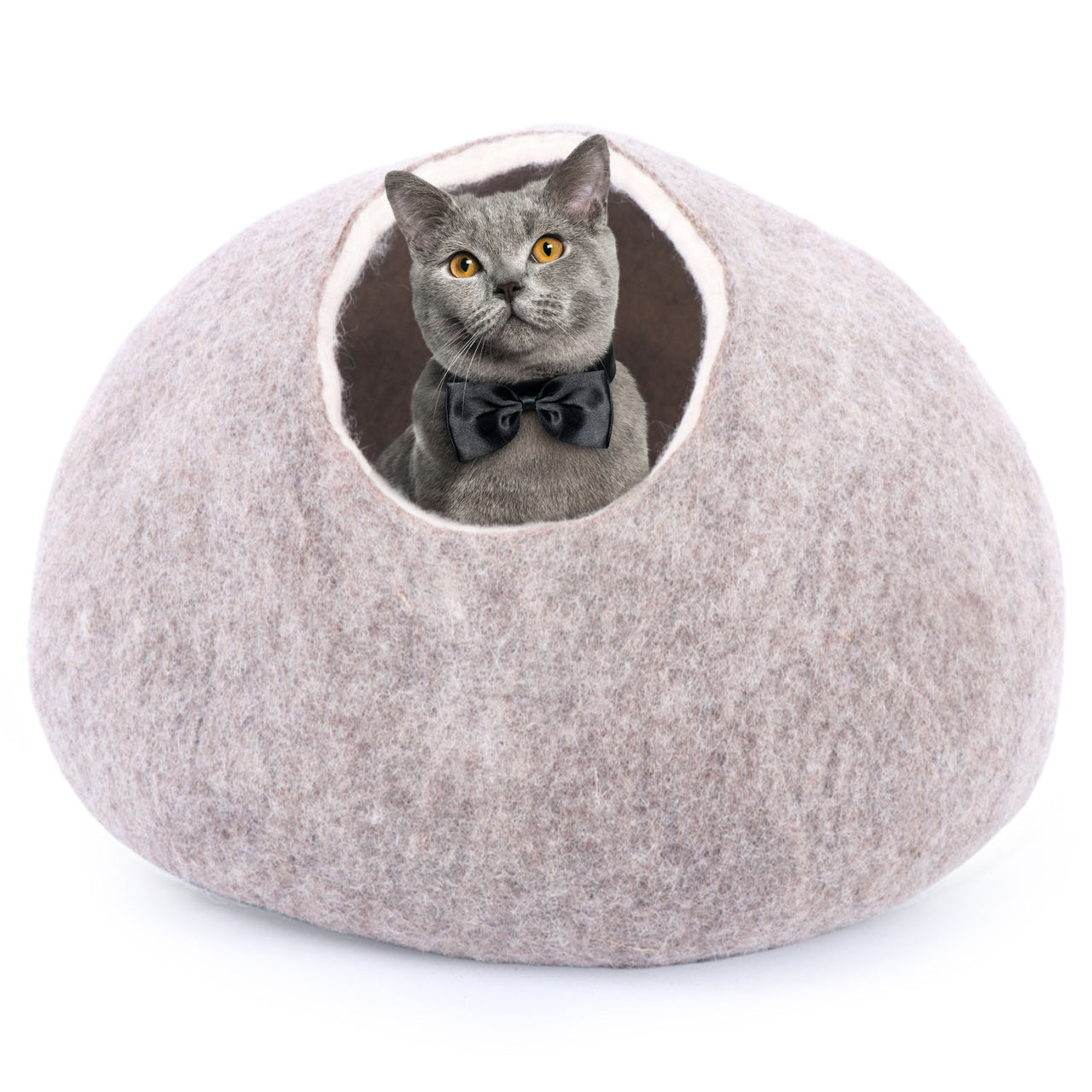 Felted Wool Cat Cave, Wool Cat Cave