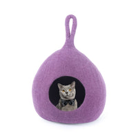 Thumbnail for Wool Cat Cave, Felted Wool Cat Cave, Wool Cat Cave Bed