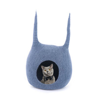 Thumbnail for Felt Cat Cave, Indoor Cat House, Wool Cat Cave