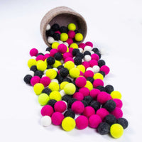Thumbnail for 2 cm Multicolor Felt Balls Wholesale