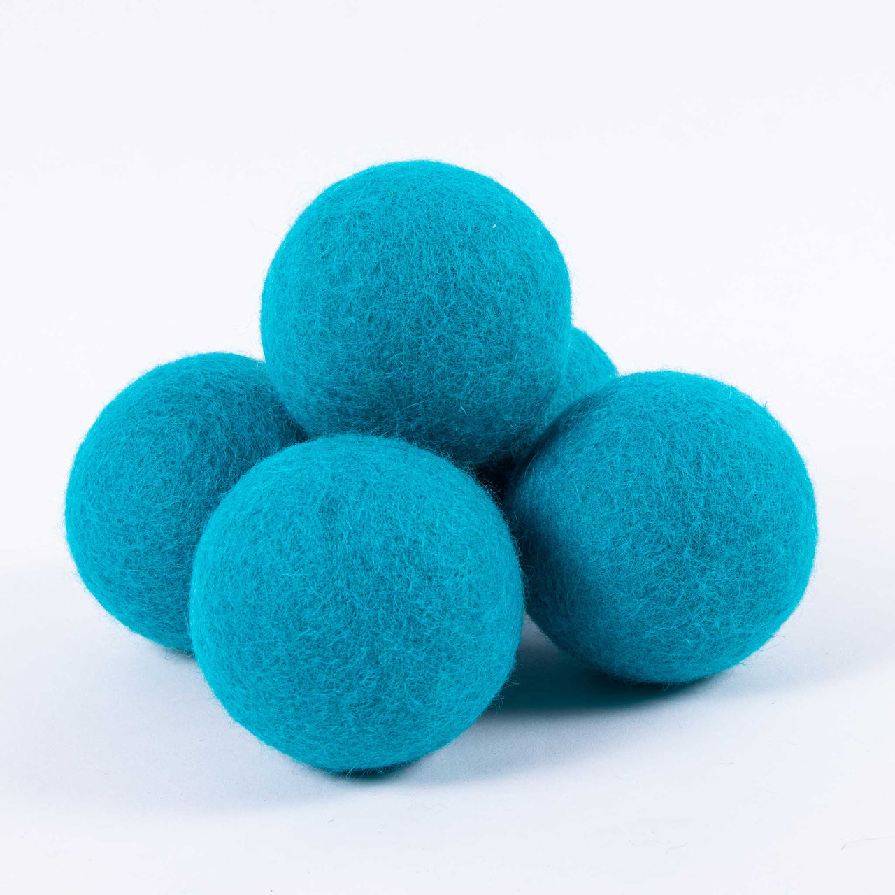 Light Blue Wool Dryer Balls