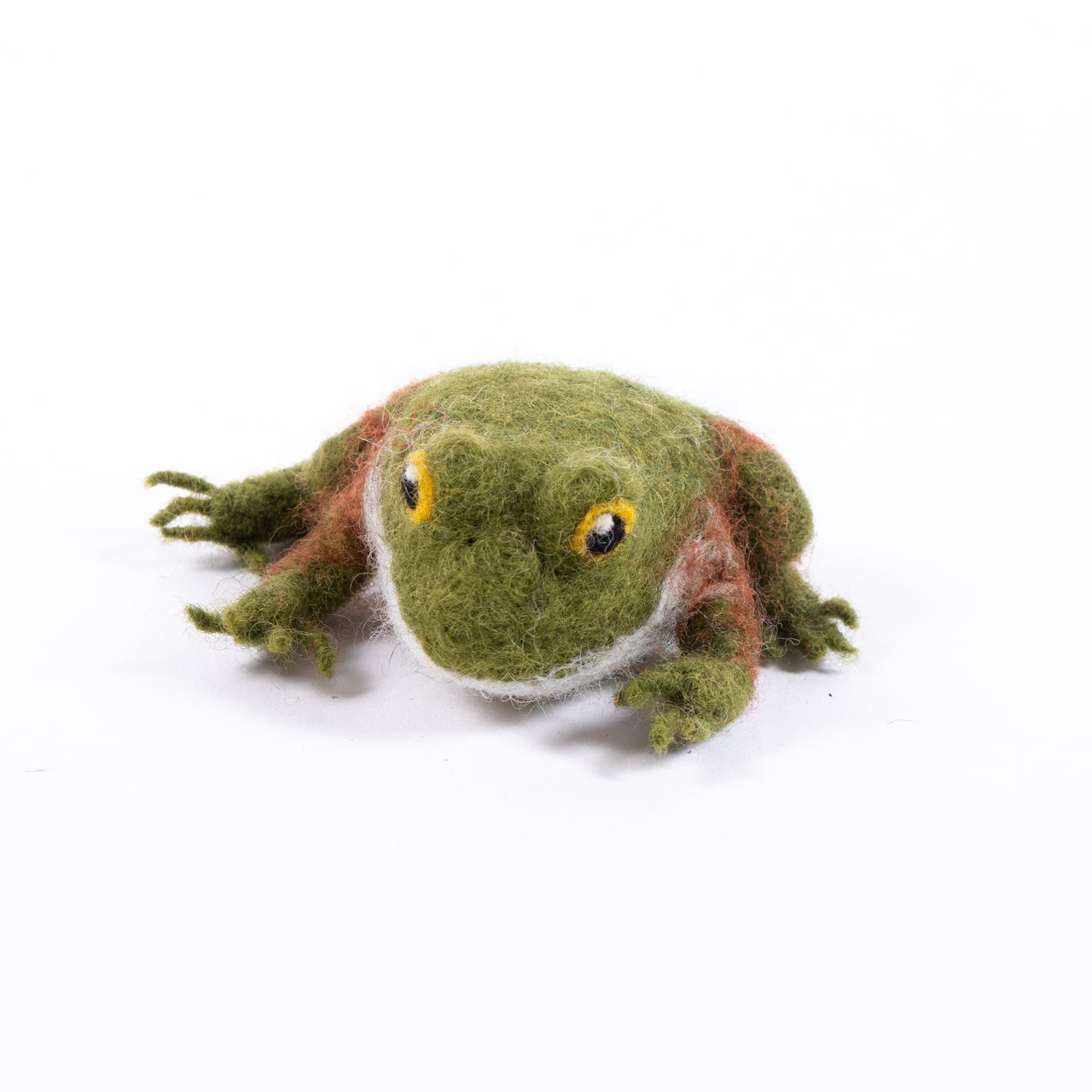 Felt animals/ Felt frog