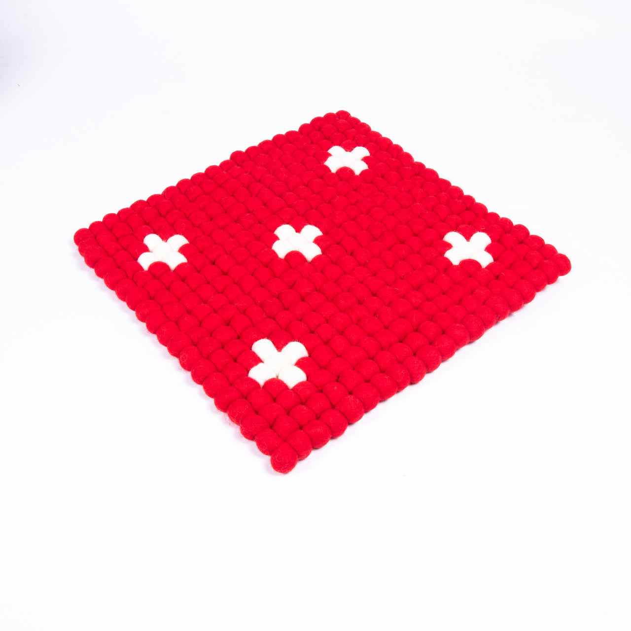 Rectangular felt ball rug-Premium quality felt ball rug