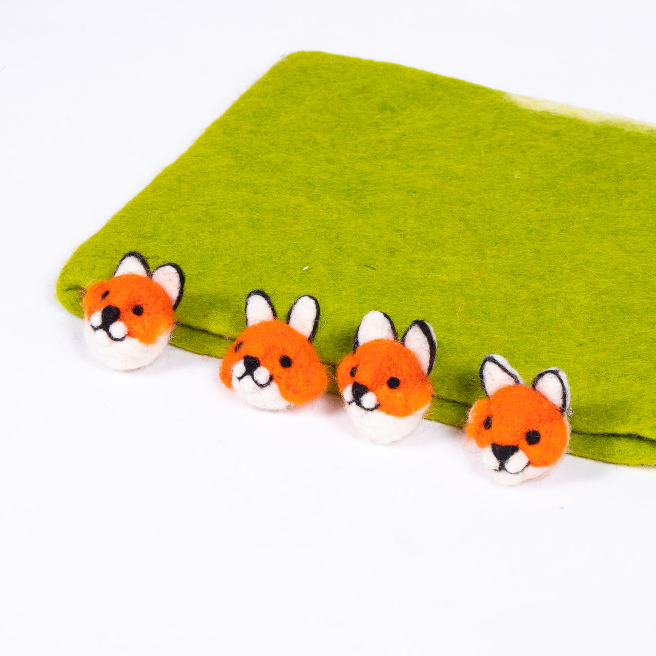 Handmade felt brooches