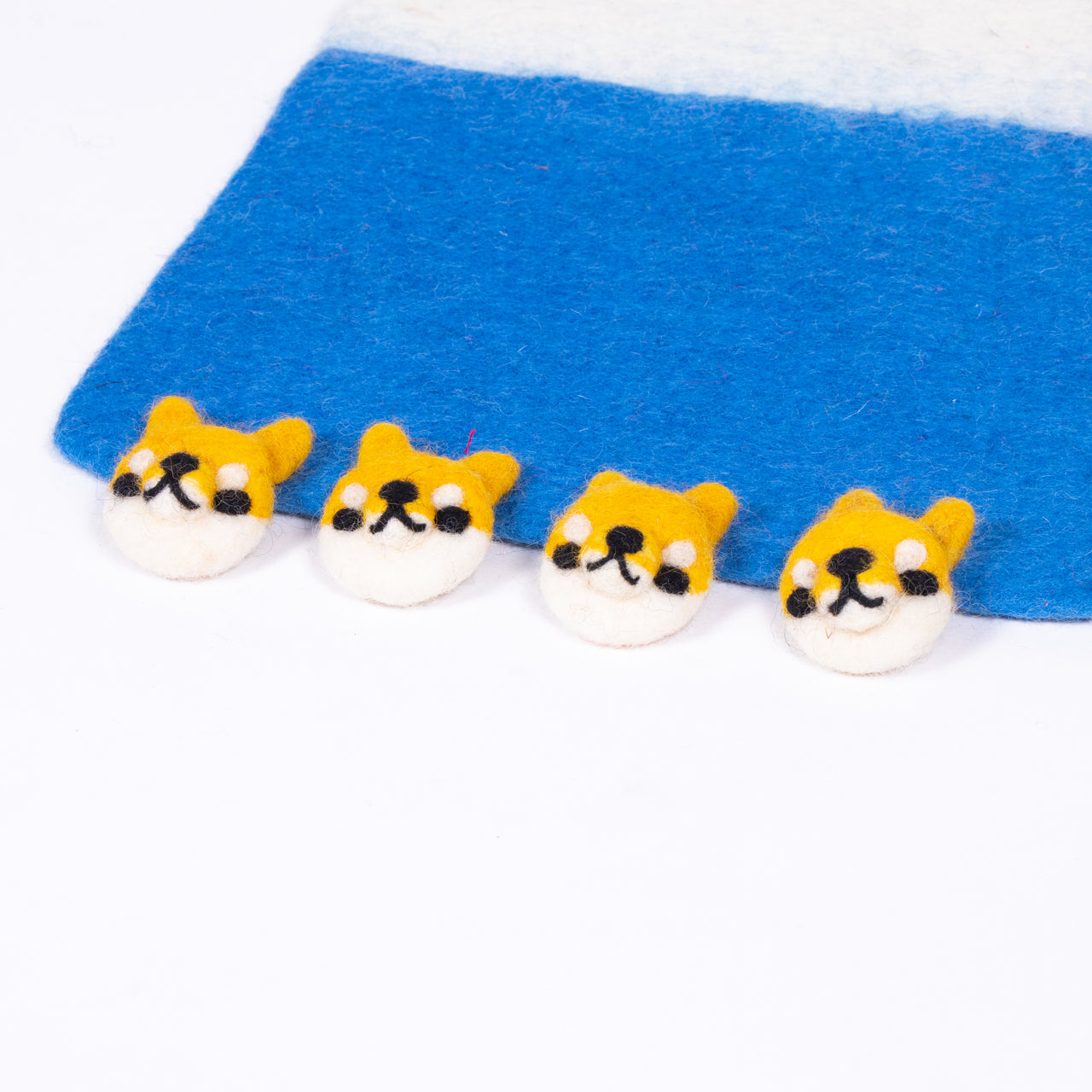 Handmade felt brooches