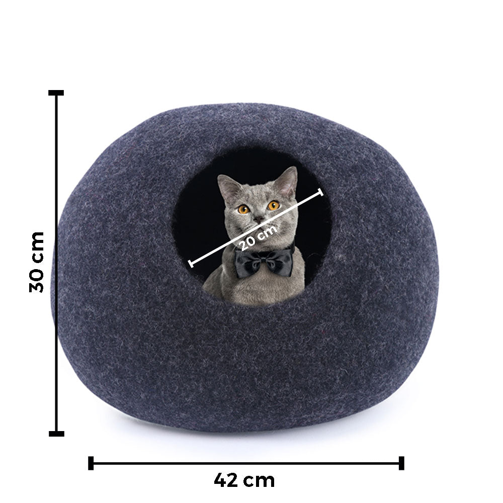 Felted Wool Cat Cave, Wool Cat Cave