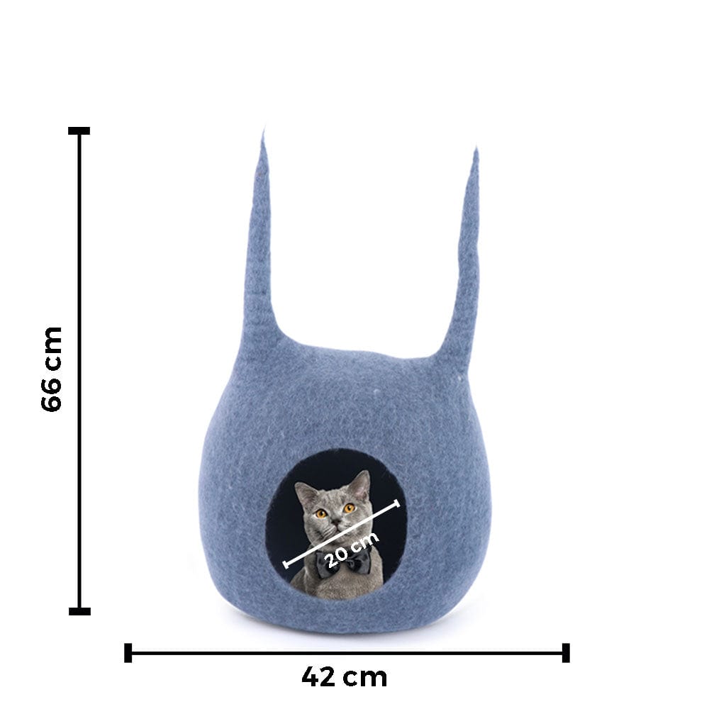 Wool Cat Cave, Felted Wool Cat Cave, Felt Cat Cave