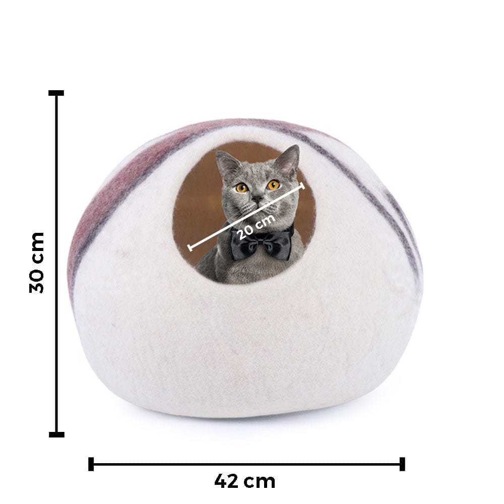 Wool Cat Cave, Felt Cat Cave, Felt Cat House