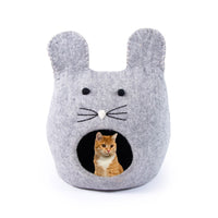Thumbnail for Cat like merino wool felted cat house