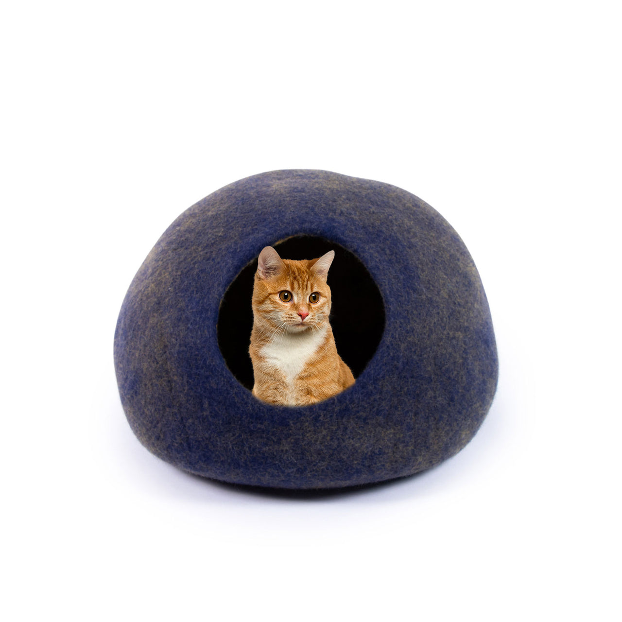 Felt cat cave round